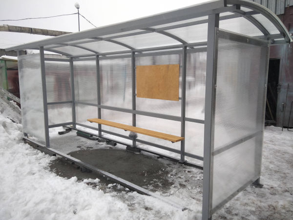 ООО СИТИ СТАЙЛ - Бюджетные остановки - Остановочный павильон 6 метров аналог СИТИ 4 Бюджетные остановки Остановочный павильон 6 метров аналог СИТИ 4